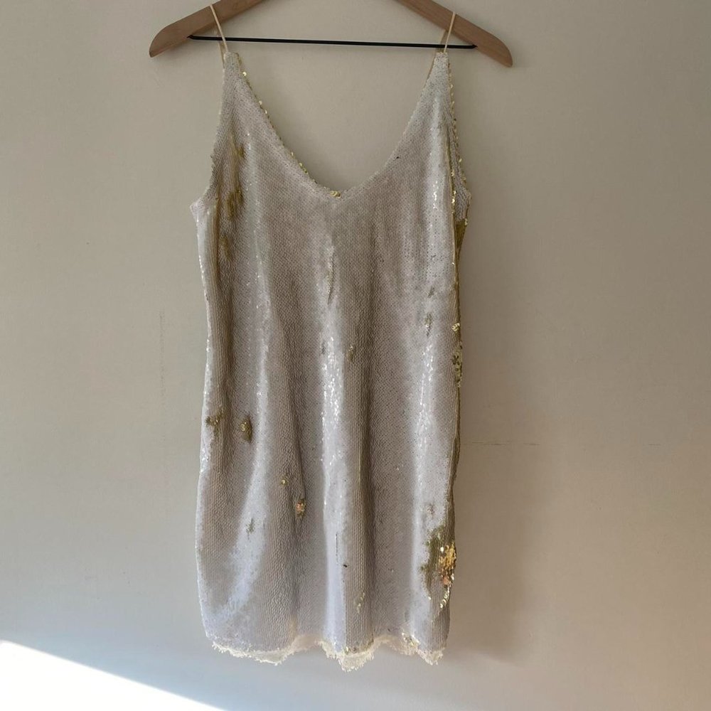 Free People Sequin Mini Dress
